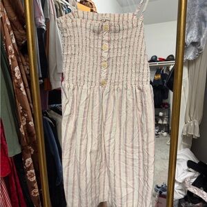 Striped Sleeveless Dress